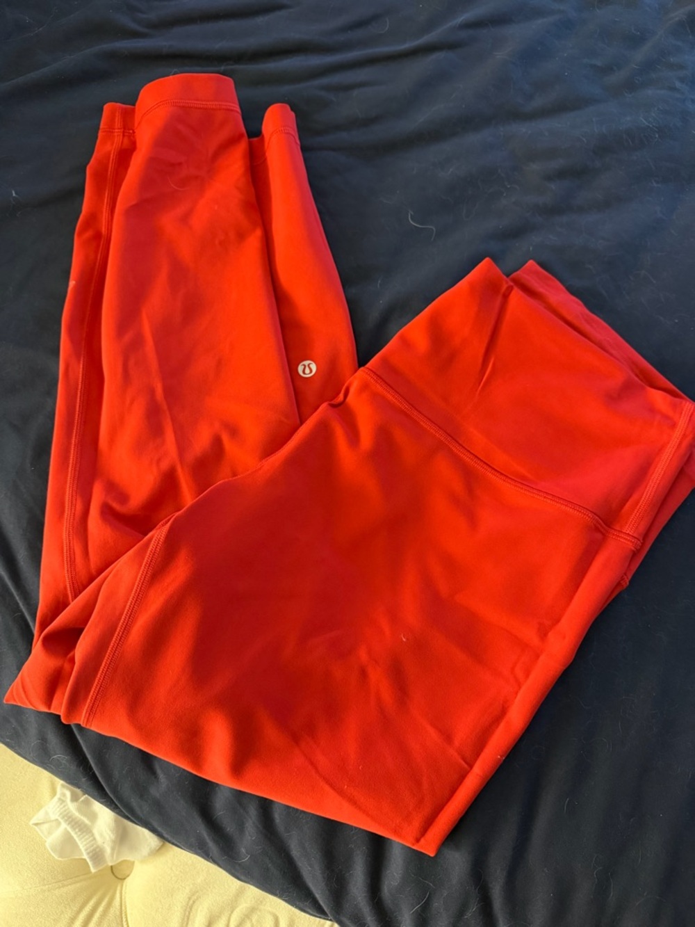 Lululemon Dark Red Wunder Train 25’ Leggings Size 14